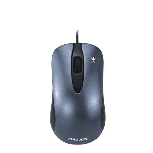 Miniatura 2 de Kit Teclado y Mouse Perfect Choice PC-201700 USB, Interruptor de membrana, Alámbrico, 1000 DPI, Negro