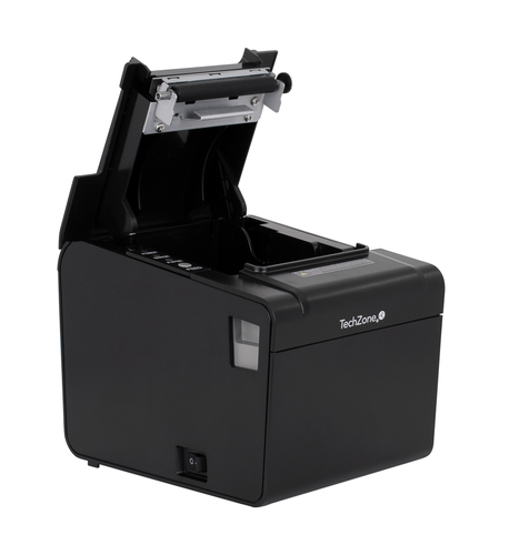 Miniatura 2 de Impresora de recibo TechZone TZBE102 Térmico, Impresora de TPV, Alámbrico, USB, Negro