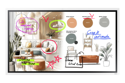 Pantalla Interactiva Samsung WM55FX 55", 4K Ultra HD