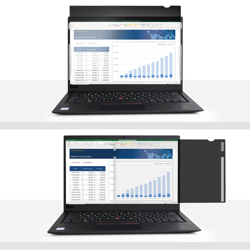 Miniatura 5 de Filtro privacidad StarTech.com Hasta 15.6", Antideslumbrante, Privacidad, Negro, Transparente