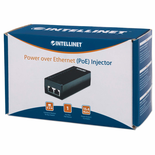 Miniatura 5 de Adaptador PoE Intellinet Inyector POE 10/100 Fast Ethernet 52 V, 0.35 A, 10,100 Mbit/s, IEEE 802.3, IEEE 802.3af, IEEE 802.3u, 2RJ-45