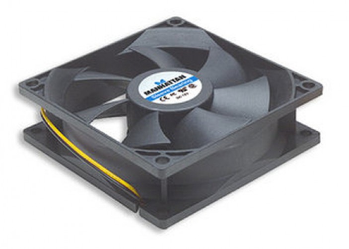 Ventilador Manhattan 700320 8 cm, Negro