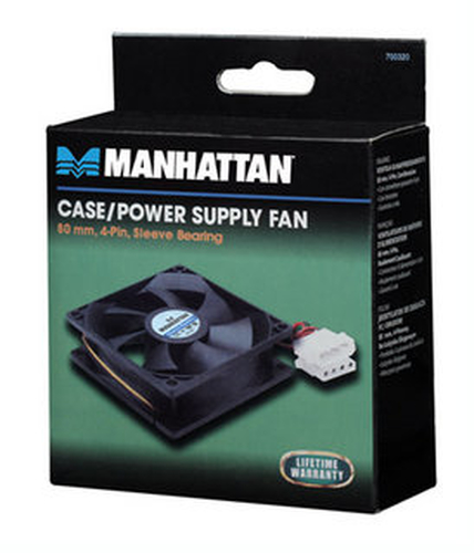 Miniatura 3 de Ventilador Manhattan 700320 8 cm, Negro