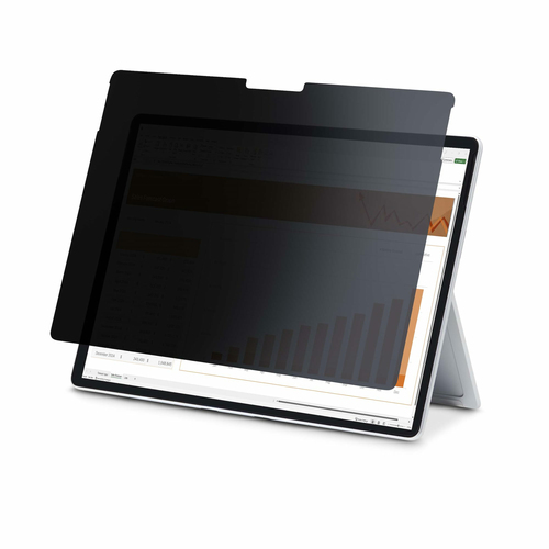 Filtro privacidad StarTech.com Hasta 12.3", Anti-blue, Antideslumbrante, Privacidad, Negro, Transparente