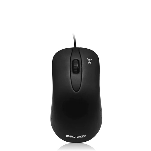 Miniatura 2 de Kit Teclado y Mouse Perfect Choice PC-201717 USB, Interruptor de membrana, Alámbrico, 1000 DPI, Negro