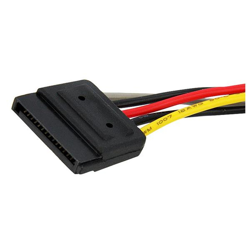 Miniatura 4 de Cable de poder StarTech.com SATA 15 puntas, 2 x SATA 15-pines, 0.15 m, Negro