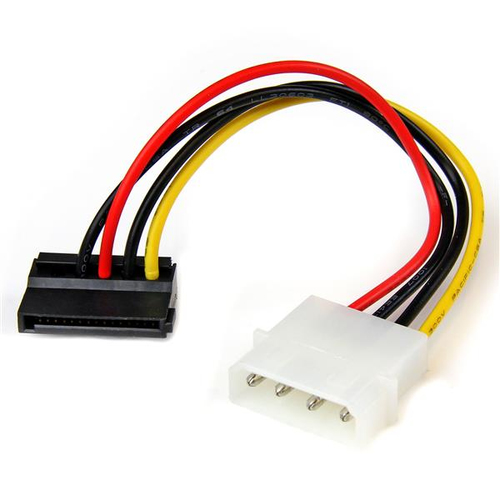 Cable de poder StarTech.com SATA 15 puntas, Molex (4 puntas), 0.1524 m, Multicolor