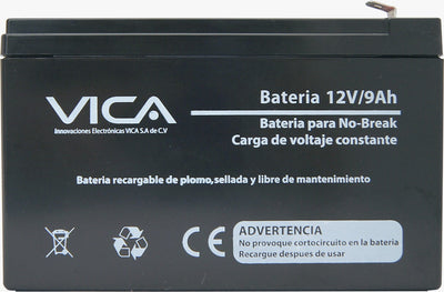 Miniatura 3 de Bateria para UPS Vica 12V / 9AH Plomo ácido, 12 V, 9 Ah, Negro