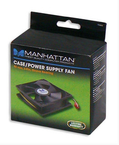 Miniatura 2 de Ventilador Manhattan 700955 8 cm, Negro