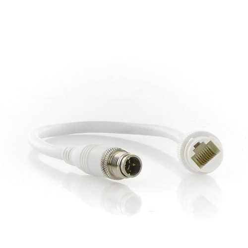 Miniatura 3 de Accesorios Hikvision M12TORJ45 Cable de conexión, Blanco