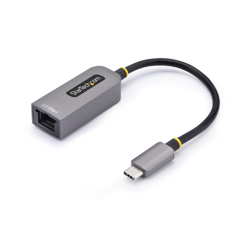 Tarjetas de red StarTech.com USB Tipo C, RJ-45 1, 5000 Mbit/s, Alámbrico, Gris