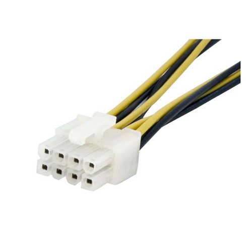 Miniatura 4 de Cable de poder StarTech.com 8-pines EPS12V, 8-pines EPS12V, 0.203 m, Amarillo
