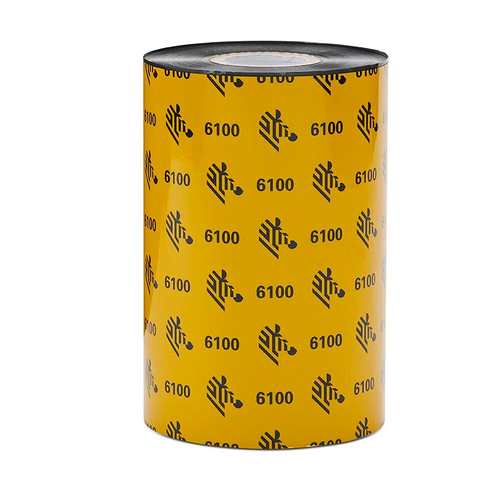 Cinta térmica Zebra 6100 Wax/Resin Longitud 74 m, Ancho 11 cm
