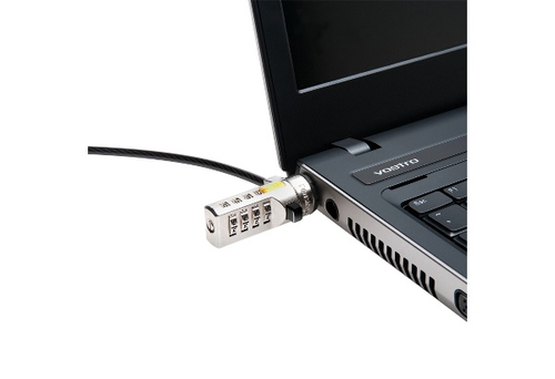 Miniatura 2 de Cable antirrobo Kensington Candado de combinación seriado para portátil: plateado , Cerradura con combinación, Negro, Amarillo