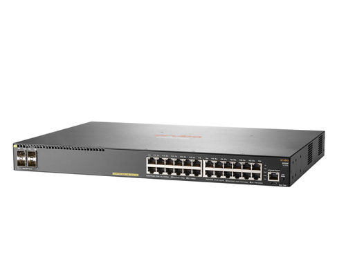 Miniatura 2 de Switch HPE Aruba Networking 2930F 24G PoE+ 4SFP Switch Gestionado, L3, RJ-45 24, Gigabit Ethernet (10/100/1000), 1U, Negro
