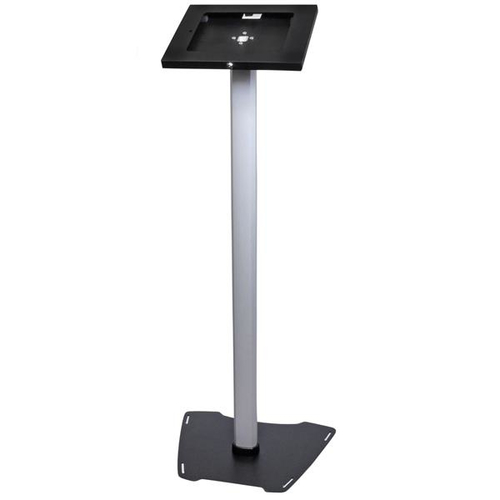 Soporte StarTech.com Pedestal con seguro para iPad - Antirrobo Soporte multimedia, Hasta 9.7", Negro, Plata
