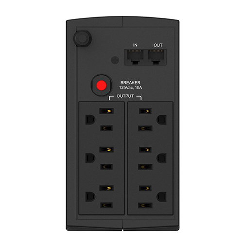 Miniatura 2 de No Break Smartbitt SBNB800 0.8 kVA / 400 W, Entrada 148 V, 6 salidas AC, Negro