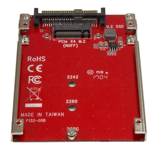 Miniatura 4 de Tarjeta StarTech.com U.2, M.2, Rojo