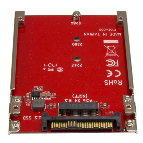 Miniatura 3 de Tarjeta StarTech.com U.2, M.2, Rojo