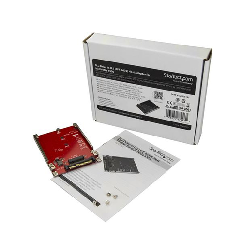Miniatura 2 de Tarjeta StarTech.com U.2, M.2, Rojo