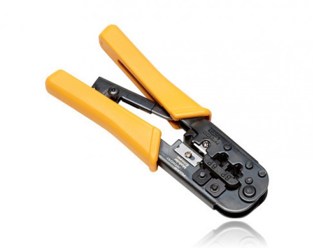 Pinzas para Terminacia³n de Conectores RJ45 de 8 Posiciones y  RJ11/RJ12 de 4 y 6 Posiciones