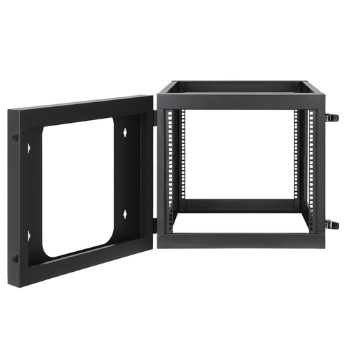 Charola Intellinet Tipo Estructura de rack, Color Negro, Material Acero, Peso Max. 40 kg, Capacidad del rack 9U