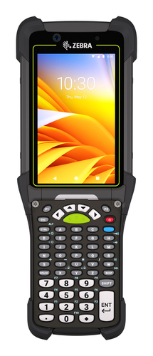 Computadoras de bolsillo Zebra MC9450 Qualcomm 4490, 2.4 GHz, 6 GB RAM, 128 GB Memoria, Expandible a 2 TB, Android Pantalla 4.3", Touch Si, Batería 7000 mAh, Wifi Si, Color Negro