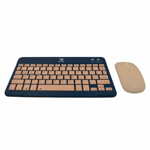 Miniatura 4 de Kit Teclado y Mouse Perfect Choice Genova Interruptor de llave de tijera, Inalámbrico, 1600 DPI, Azul