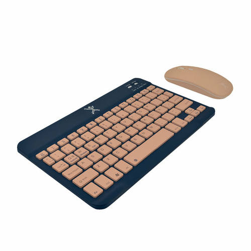 Miniatura 3 de Kit Teclado y Mouse Perfect Choice Genova Interruptor de llave de tijera, Inalámbrico, 1600 DPI, Azul