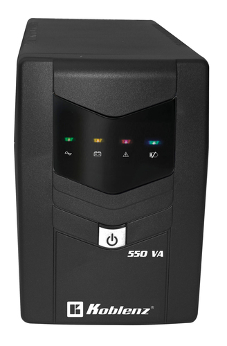 Miniatura 4 de No Break Koblenz 5516 USB/R 0.55 kVA / 330 W, 320 J, 6 salidas AC, Negro
