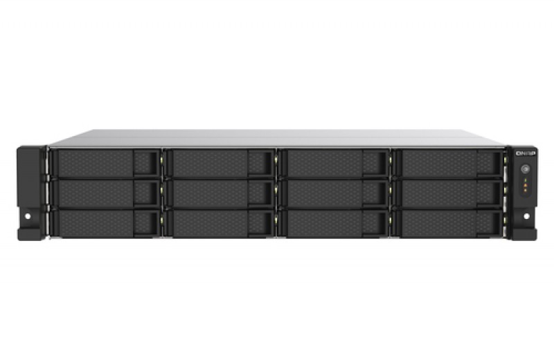 NAS QNAP TS-1273AU-RP-8G V1500B, 2.2 GHz, 0 TB, bahías 12, 2.5/3.5"