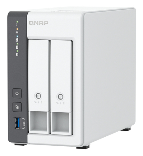 Miniatura 2 de NAS QNAP TS-216G-US Cortex-A55, 2 GHz, 0 TB, bahías 2, 2.5/3.5"