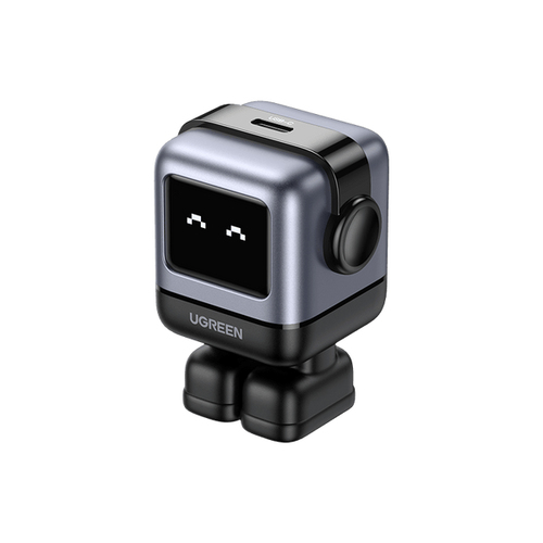 Cargador Mini UGREEN UNO 30W, GaN, USB-C, Carga Rapida, Negro/Gris