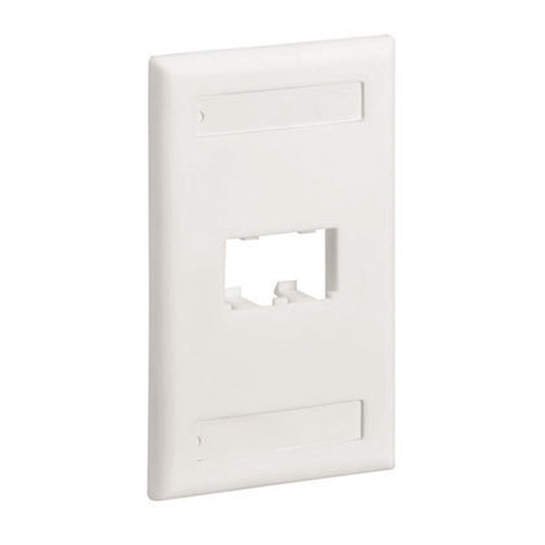 Placa de pared Panduit CFPL2WHY 1 Diseño Convencional, Color Blanco