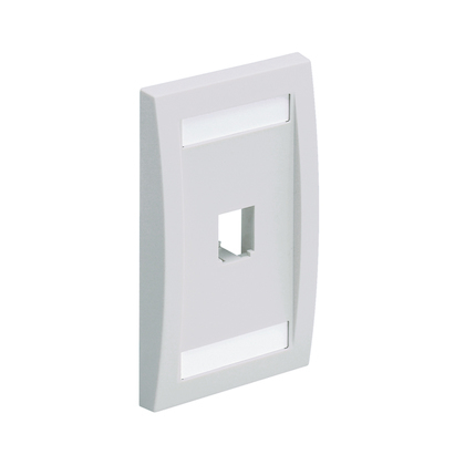 Placa de pared Panduit CFPE1BLY Diseño Convencional, Color Blanco