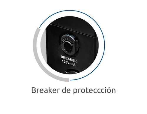 Miniatura 4 de No Break CDP LI-504 0.5 kVA / 250 W, 380 J, Entrada 140 V, 4 salidas AC, Negro
