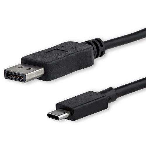 Adaptador vídeo StarTech.com DisplayPort a USB Tipo C, 1 m, Negro
