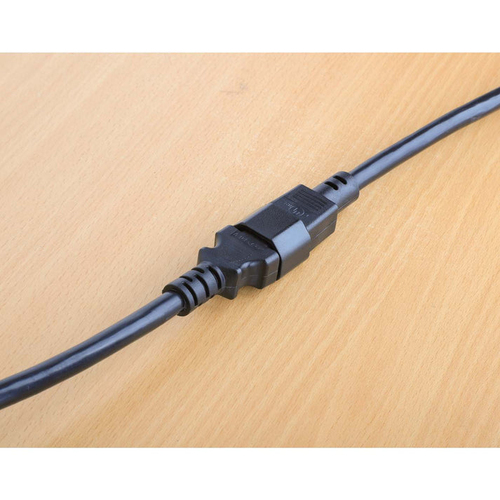 Miniatura 3 de Cables de poder Manhattan Hembra, Macho 250 V, 1 m, Negro
