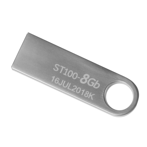 Memoria usb Stylos STMUSB1B 8 GB USB tipo A, 2.0, Color Plata