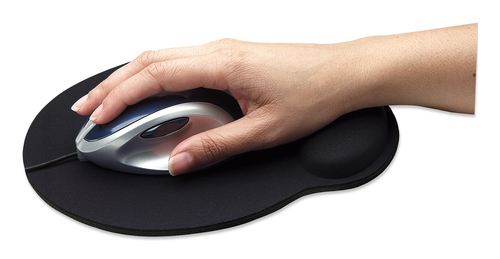 Miniatura 5 de Mousepad Manhattan Apoya muñecas, 200 mm, 240 mm, Negro
