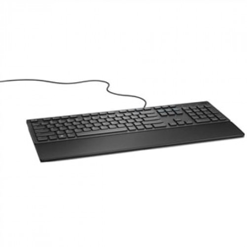 Teclado DELL Inglés de EE.UU. , Alámbrico, USB, Negro