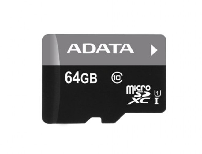 Memoria ADATA Micro SDXC 64GB 64 GB, Velocidad 30 MB/s, Clase 10