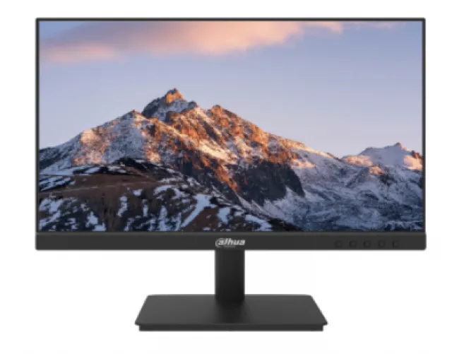 Dahua Monitor LED 21.4", Full HD, Videovigilancia, HDMI/VGA, Negro