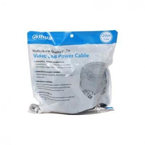 Cable BNC Dahua Technology PFM942I-20-5 20 m, 3840 x 2160 Pixeles, Negro