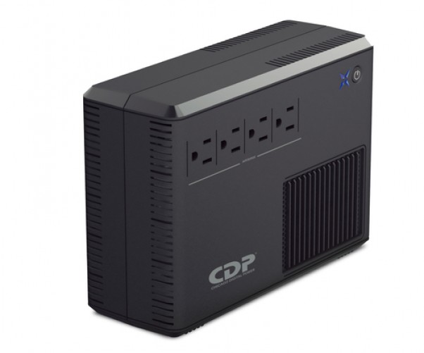 No Break CDP RUPR604 0.6 kVA / 300 W, 175 J, 4 salidas AC, Negro
