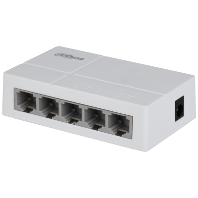 Switch Dahua Technology PoE DH-SF1005L No administrado, RJ-45 5, Fast Ethernet (10/100), Escritorio, Gris claro