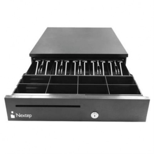 Miniatura 3 de Cajón de dinero Nextep NE-515, Cajón electrónico de dinero, Negro, 420 mm, 405 mm, 100 mm, 5.7 kg