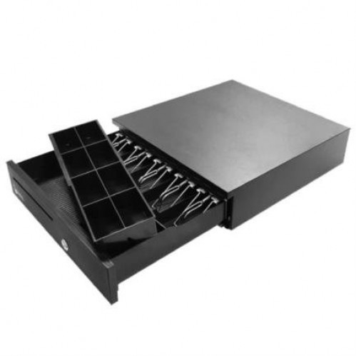 Miniatura 2 de Cajón de dinero Nextep NE-515, Cajón electrónico de dinero, Negro, 420 mm, 405 mm, 100 mm, 5.7 kg