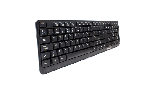 Miniatura 3 de Teclado Vorago KB-102 Español, Alámbrico, USB, Negro