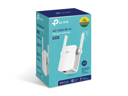 Miniatura 4 de Extensor de red TP-Link RE305 867 Mbit/s, 2Ant, 1RJ-45, Blanco
